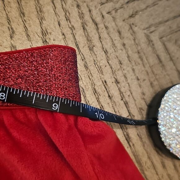 Red Velvet Skirt Size 4 - Picture 5 of 7